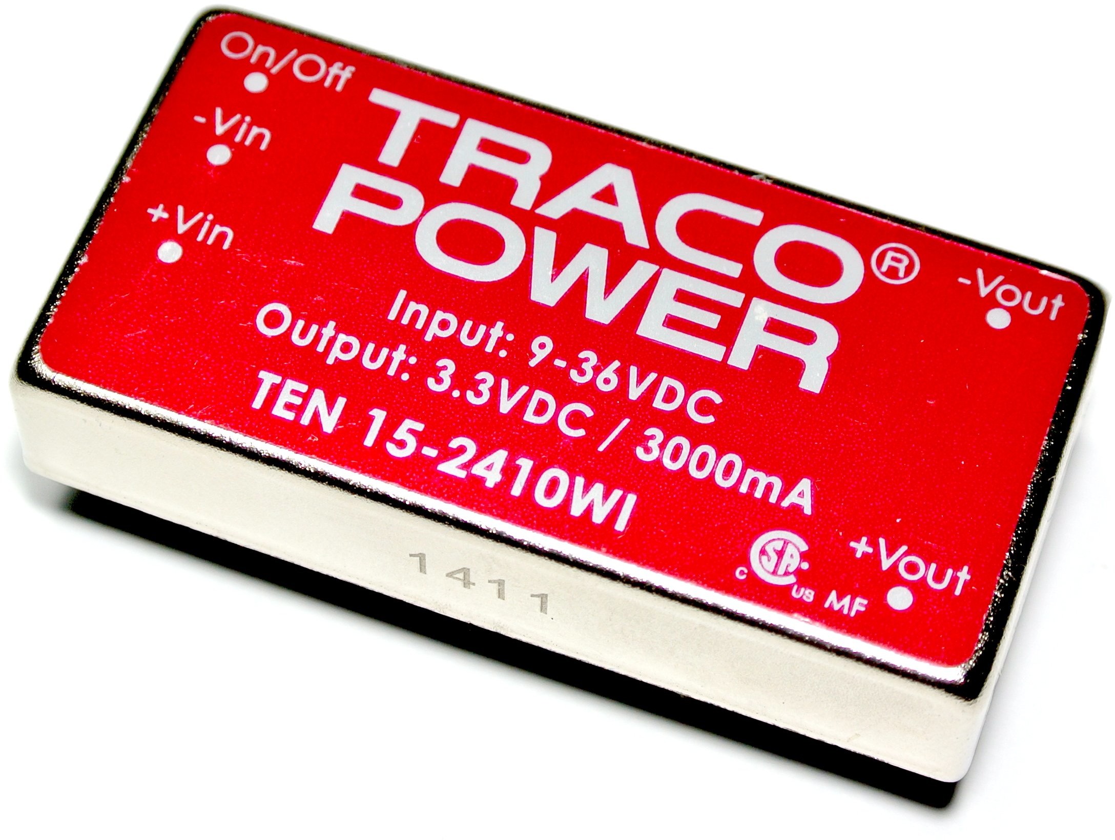 Przetwornica 9-36V / 3.3V 3000mA TEN15-241WI Traco