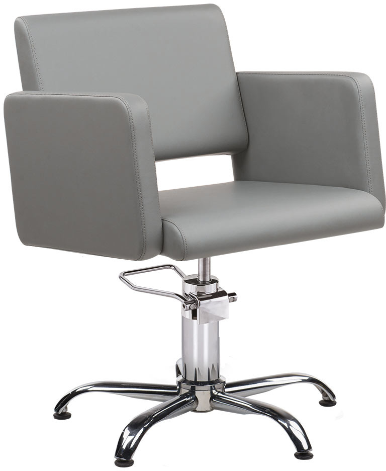 Ayala Fotel fryzjerski Lea szary baza pająk