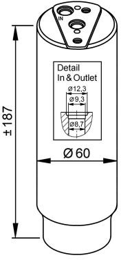NRF Osuszacz, klimatyzacja NRF 33327