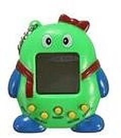 Tamagotchi z kokardką zielone