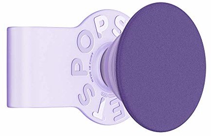 PopSockets PopSockets: PopGrip Slide klips bazowy z uchwytem do telefonu PopGrip z wymiennymi krążkami PopTop, kompatybilny z iPhone'a Silikonowe etui - iPhone 11 Pro Max - Fierce Violet 701115