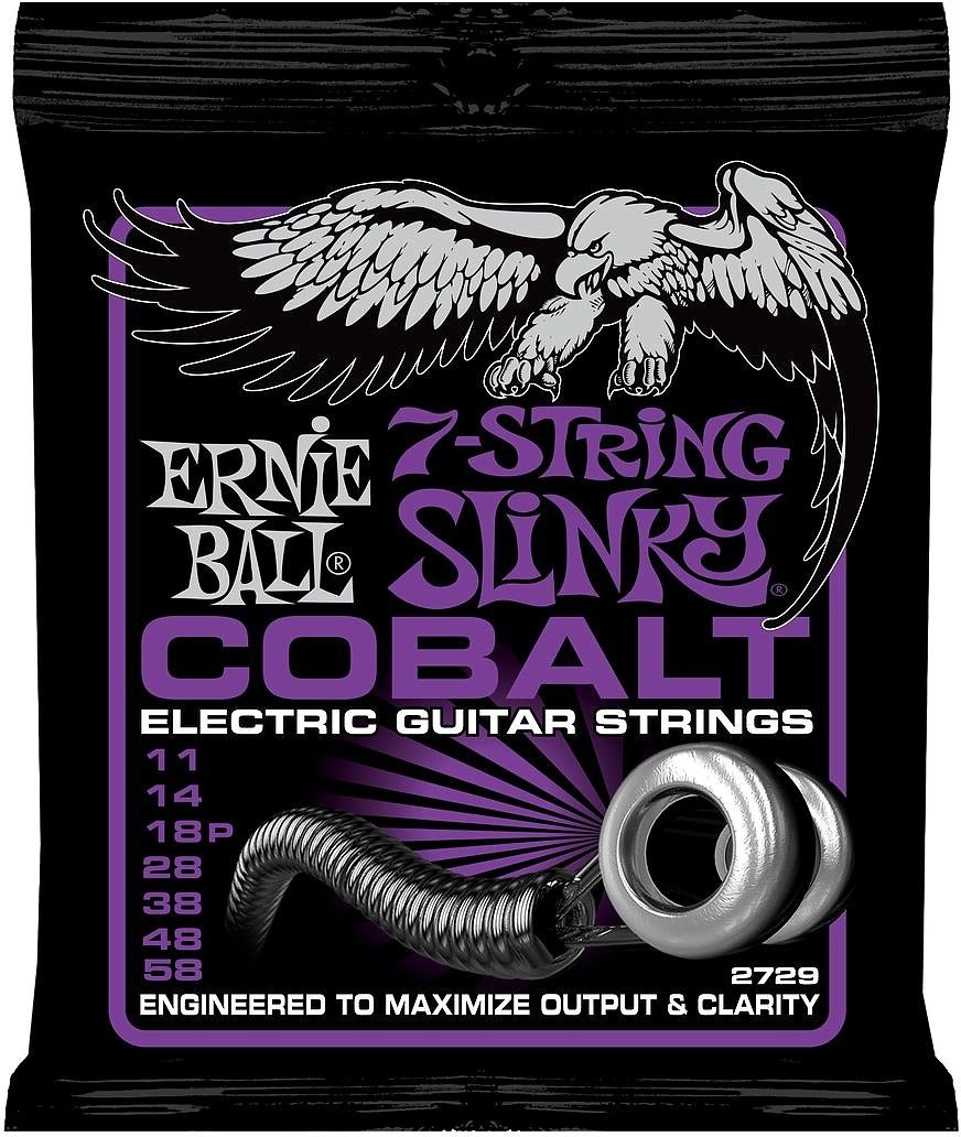 Ernie Ball 2729 struny do gitary elektrycznej 7strunowej