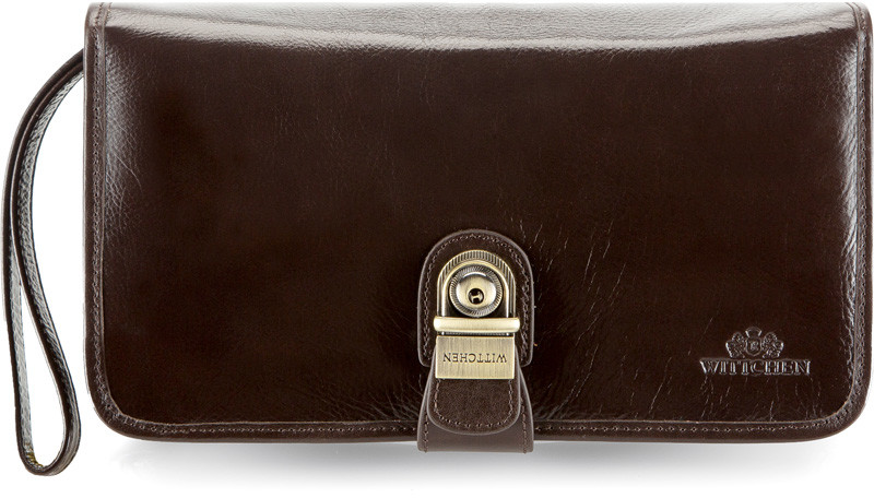 Wittchen Saszetka skórzana z eleganckim zapięciem mała 21-3-032-4