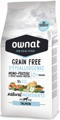 Ownat Grain Free Hypoalergenic Salmon 3 kg