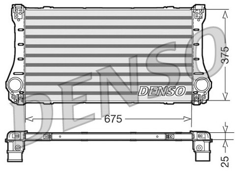 DENSO Chłodnica powietrza doładowującego DIT50006