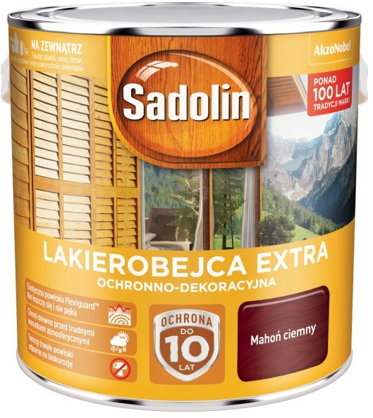 Sadolin Lakierobejca Extra ciemny Mahoń 2 5 l