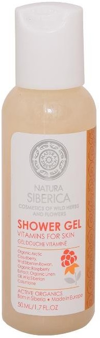Natura Siberica MINI Żel pod prysznic Witaminy dla Skóry 50ml 4744183017955