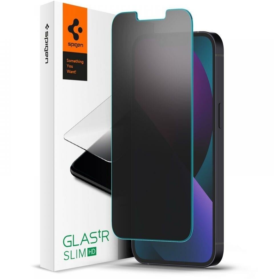 Spigen SZKŁO HARTOWANE GLAS.TR SLIM IPHONE 13 / 13 PRO PRIVACY 19529-0