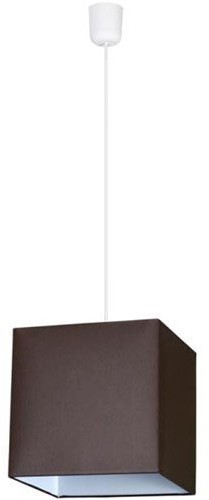 Lampex Neon - lampa wisząca kwadrat 25 Brązowy 136/C
