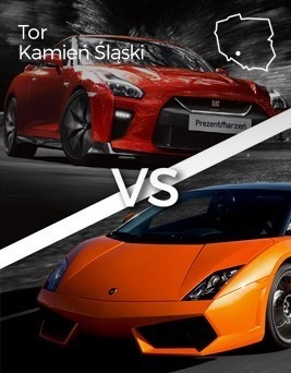 Jazda Lamborghini Gallardo vs Nissan GT-R  Tor Silesia Ring P0003260