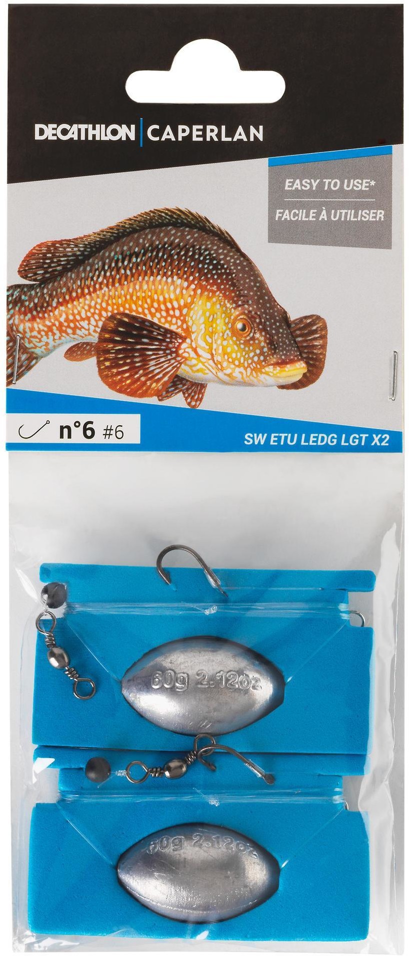 CAPERLAN Przypon morski SW ETU LEDG LGT x2 Unisex