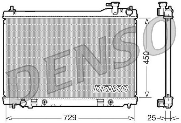 DENSO CHŁODNICA FX35 02/03