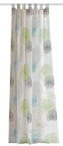 Home Fashion schmidtgard materiały woal-zasłona na szelkach Rawlins, z nadrukiem, 245 x 140 cm 49039-568 - H: 245 x B: 140 cm