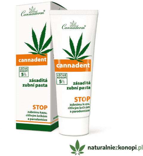 Cannaderm Konopna pasta do zębów CANNADENT