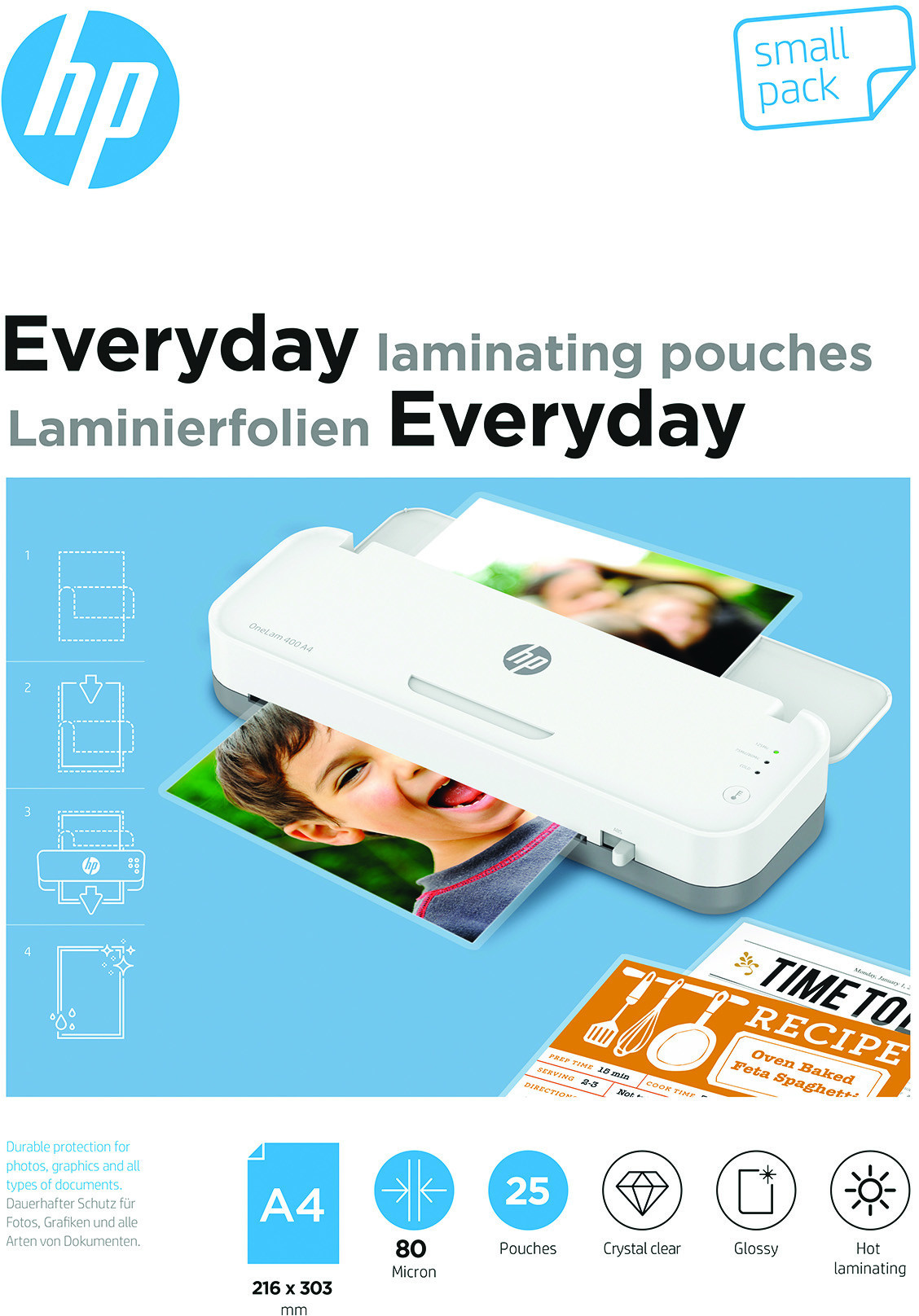 HP Folia do laminowania HP A4 80mic Everyday 25szt. FOP.024