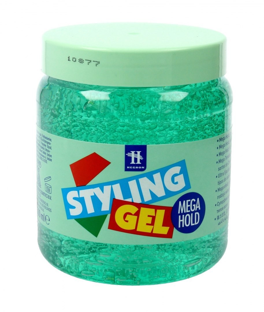 Hegron TENEX Styling Żel do modelowania włosów 500ml mega hold zielony 86678