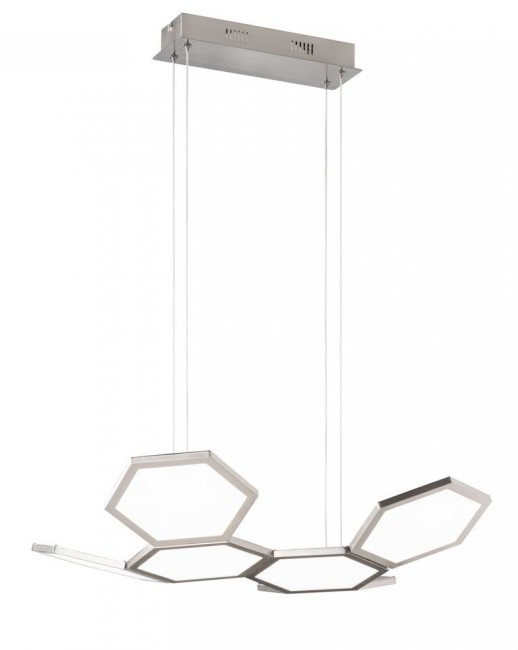Wofi SIGNE Lampa Wisząca LED Nikiel matowy 1-punktowy Nowoczesny Obszar wewnętrzny SIGNE Czas dostawy od 6-10 dni roboczych 6323.01.64.8000