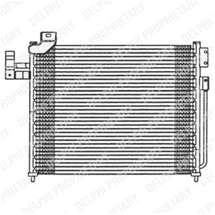 DELPHI Skraplacz, klimatyzacja TSP0225475
