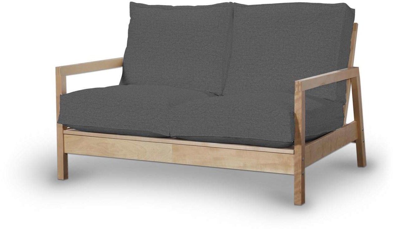 Dekoria pl pl Pokrowiec na sofę Lillberg 2-osobową nierozkładaną grafit Sofa Lillberg 2-osobowa Edinburgh 627-115-77