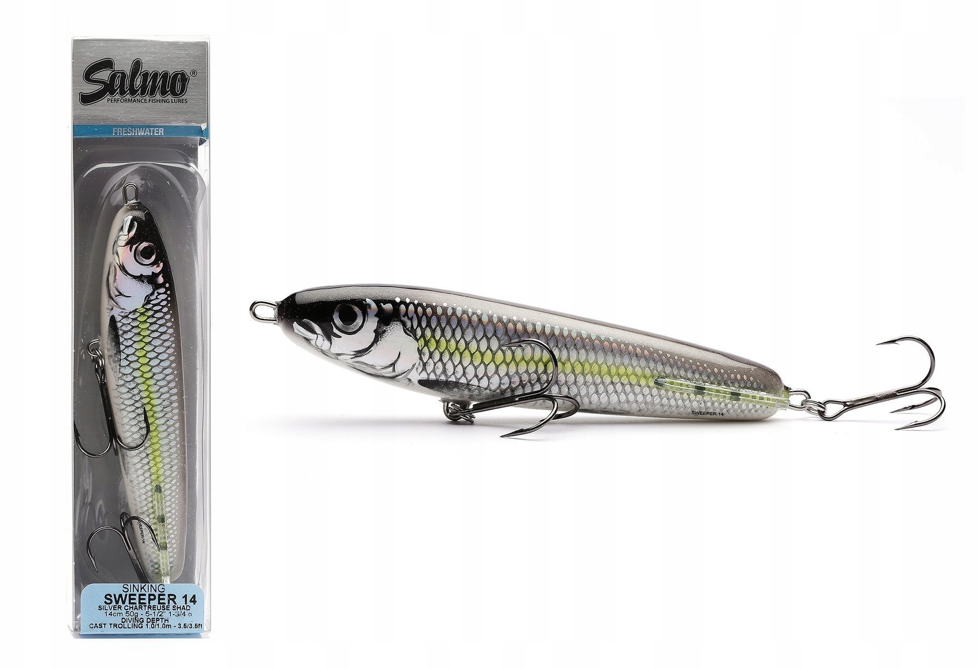 Salmo Wobler Sweeper Sinking 14cm - QSE008