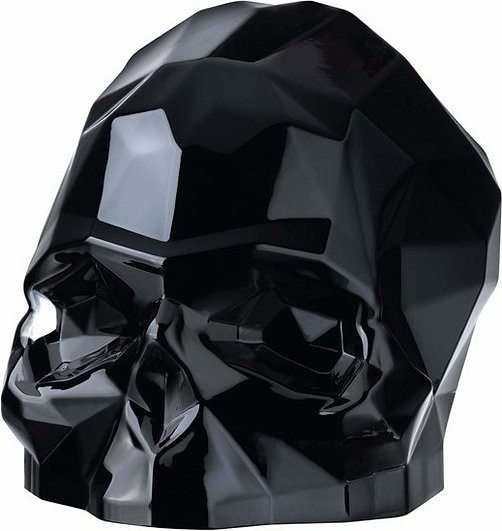 Nude Figurka dekoracyjna Memento Mori czaszka S czarna