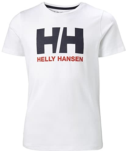 Helly Hansen Helly-Hansen Unisex dziecięca koszulka z logo biały biały 14 (Manfacturer size:L) 41709