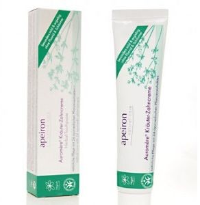 Auromere Pasta do Zębów BIO Ziołowa, 75 ml Apeiron Auromere - aż 24 ajurwedyjskie ekstrakty ziół!
