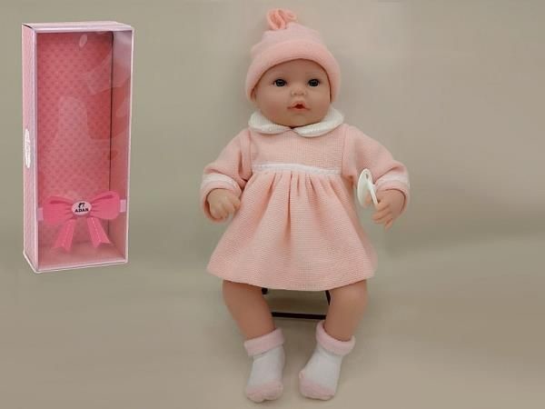 Adar Lalka bobas 45cm z groszkiem 505940
