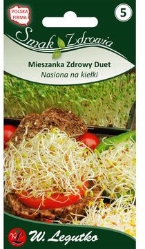 Legutko Nasiona na kiełki Mieszanka Zdrowy Duet 20g