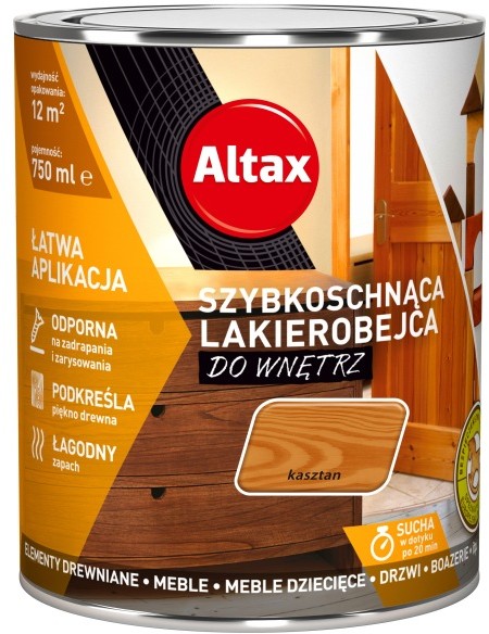 Altax Lakierobejca Szybkoschnąca Kasztan 0,75 L (ALLSKA075)