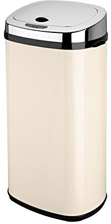 KITCHEN MOVE Kitchen Move-BAT-42ls02-A akcesoria kuchenne kosz na odpady, automatyczne otwarcie, kwadratowa, stal nierdzewna, 42 L, nowy model 2016