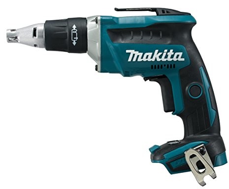 Makita wiertarka chrauber (18 V, systemkit budowlane z 1 akumulator 1,5 AH, bez ładowarka szybkiego ładowania, w Makpac) (DFS452Y1J)