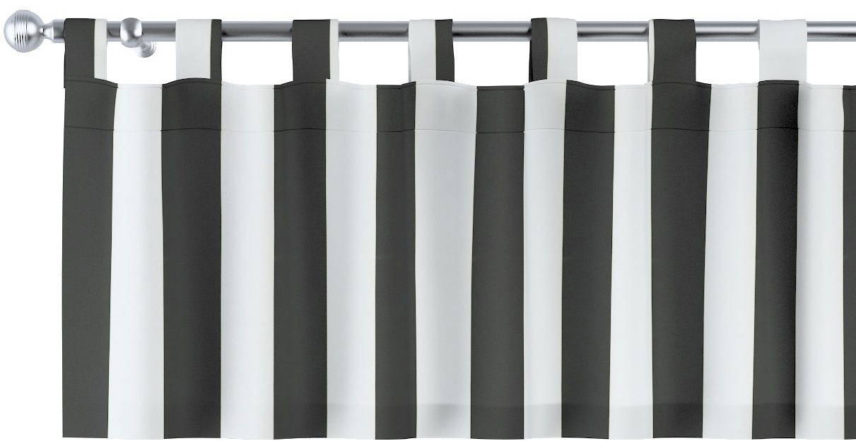 Dekoria Lambrekin na szelkach pasy czarno-białe 130 × 40 cm Comics 1356-137-53
