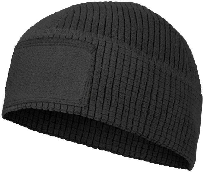 Helikon tex Czapka RANGE Beanie Cap - Grid Fleece - Czarna - S/M (CZ-RBN-FG-01-B04)