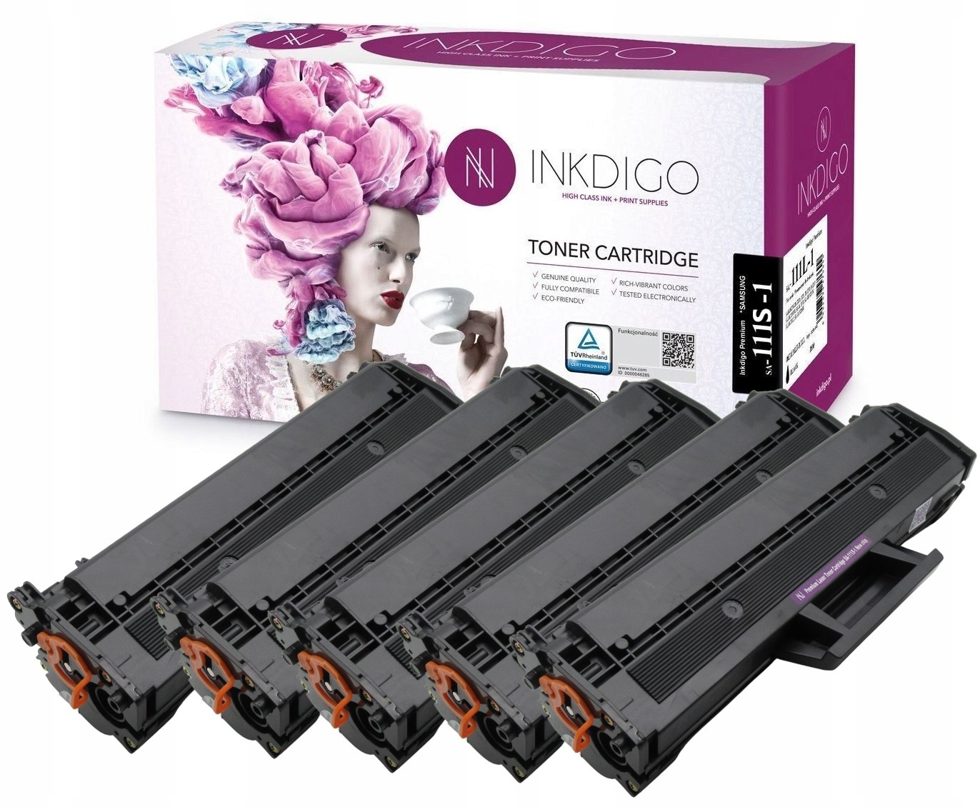 5x Toner Do Samsung SL-M2022W SL-M2070W MLT-D111S