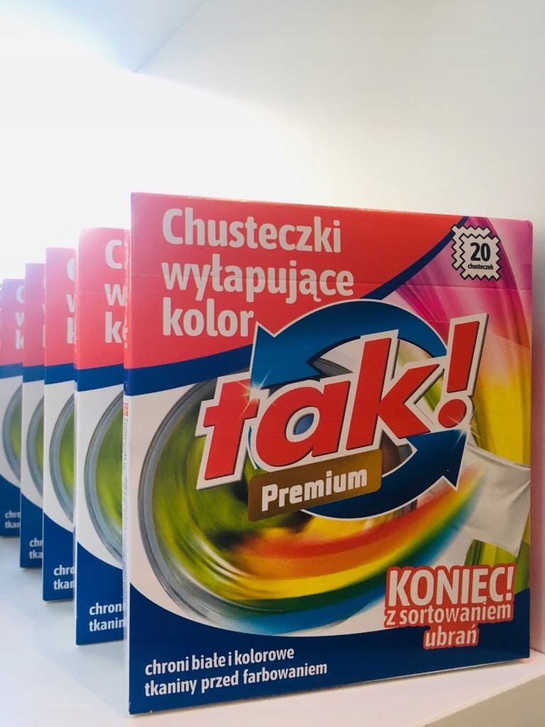 BioLife Tak Chusteczki wyłapujące kolor 20 sztuk