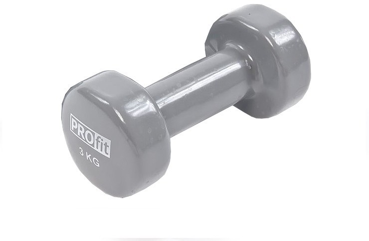 ProFit Hantel winylowy 3 kg szary PRO_31