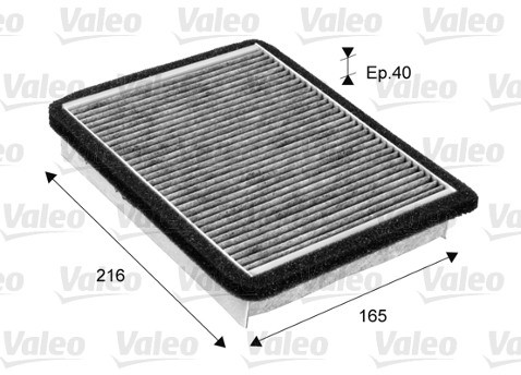 VALEO Filtr, wentylacja przestrzeni pasażerskiej 715682