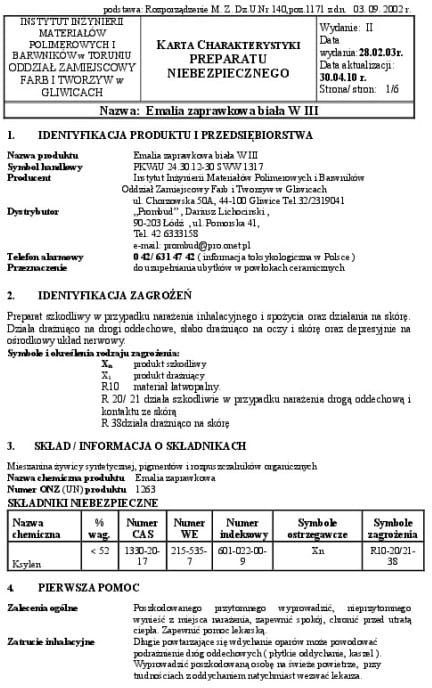 UNIMET EMALIA ZAPRAWKOWA 15GR SIL EMALIA [6694012]