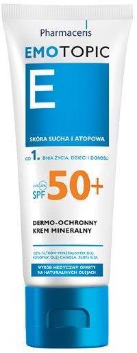 Dr Irena Eris LAB.KOSM S.A Pharmaceris Emotopic Dermo-Ochronny Krem mineralny SPF 50+ do twarzy i ciała 75 ml 9086608