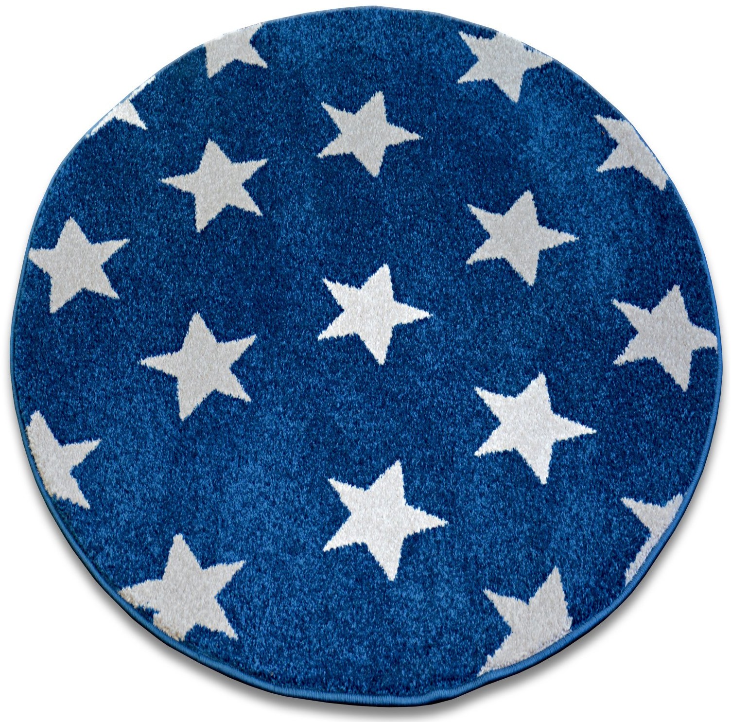 Dywany Łuszczów Sketch koło 140cm Gwiazdy #GR2488