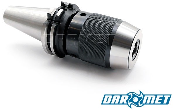 Darmet Trzpień zintegrowany DIN40 | oprawka z uchwytem wiertarskim bezkluczykowym | 0,5-16MM monolit - (DM-100) DM_UCH_100_DIN40-16