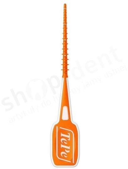 TePe TePe Easy Pick XS/S (pomarańczowe) - wąskie wykałaczki do czyszczenia przestrzeni międzyzębowych z etui - 36 sztuk