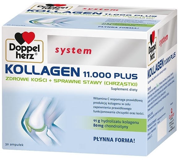 Quiesser Pharma Doppelherz system KOLLAGEN 11.000 PLUS x30 ampułek