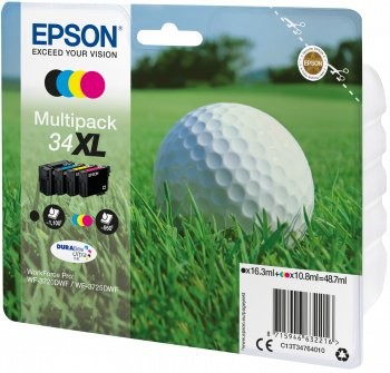 MARQUE GENERIQUE ink/34 X L CMYK w kształcie piłeczki golfowej SEC C13T34764020