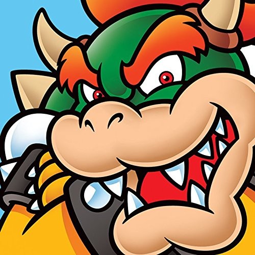 Unbekannt Super Mario Bowser nadruki na płótnie 40 x 40 cm, wielokolorowa WDC95445