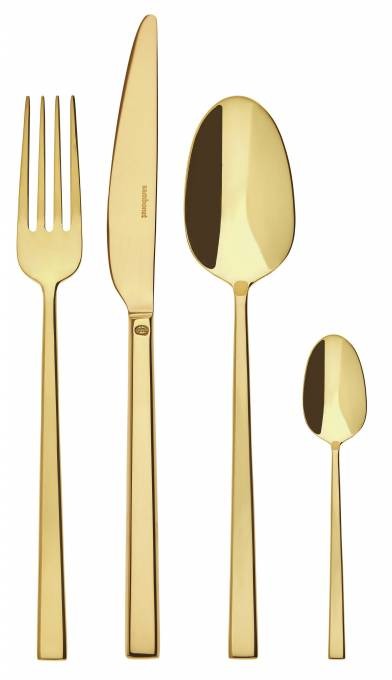 Sambonet Zestaw sztućców Rock PVD Gold Sambonet 24 szt.