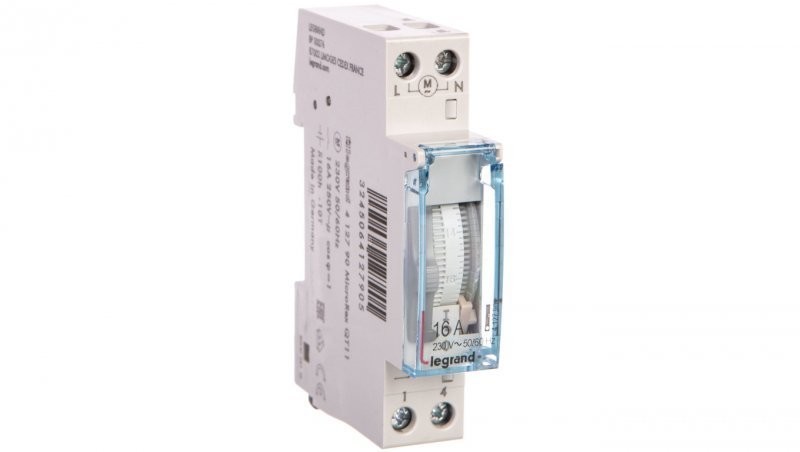 Legrand Programator analogowy dobowy jednokanałowy MicroRex QT11 412790 412790