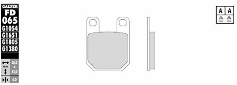 GALFER Galfer Fd065g1054 okładziny hamulcowe FD065M