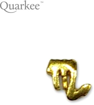 Quarkee Quarkee 22K Gold Zodiac Sign Scorpio / Skorpion znak zodiaku
